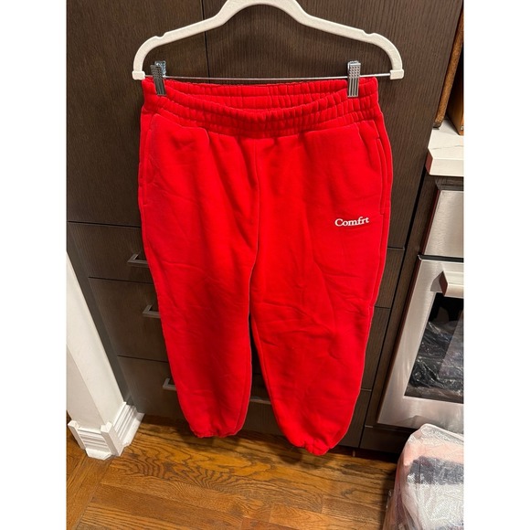 Comfrt Pants - Comfrt red sweatpants women's large